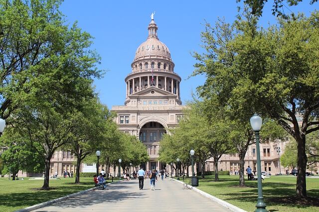 A View of the Texas State Capitol Building