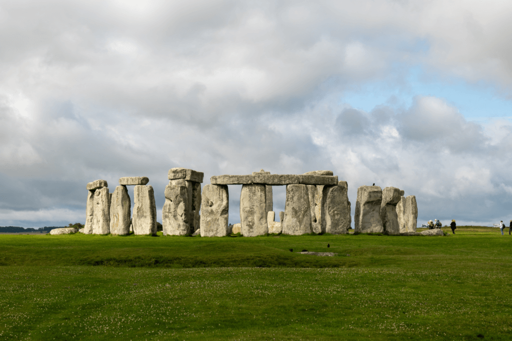 stonehenge against a cloudy sky