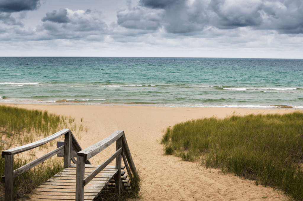 beach at door county, Wisconsin