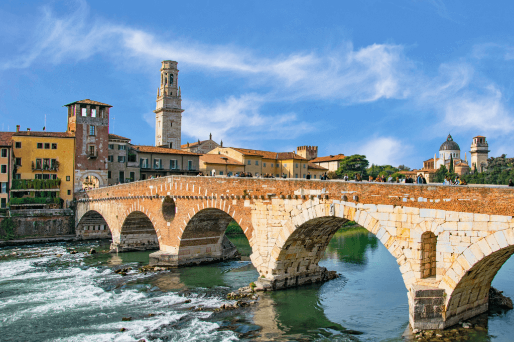 Bridge in Verona, Italy