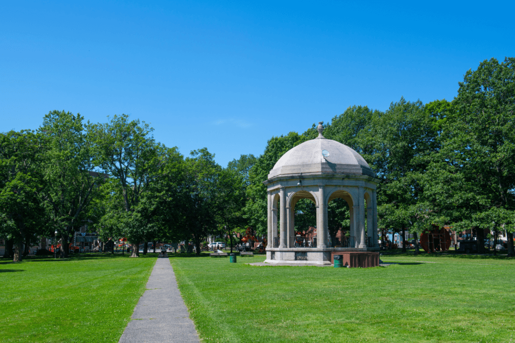 Salem Common in Salem Massachusetts 