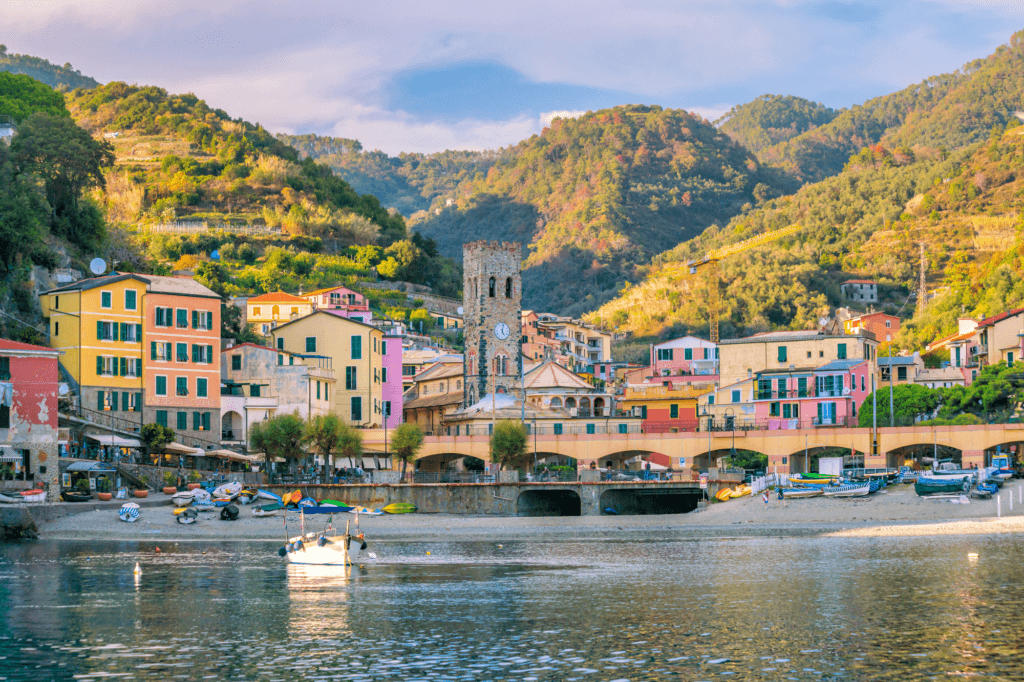 a view of Monterosso al Mare Cinque Terre Italy