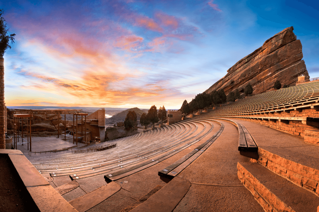 red rocks