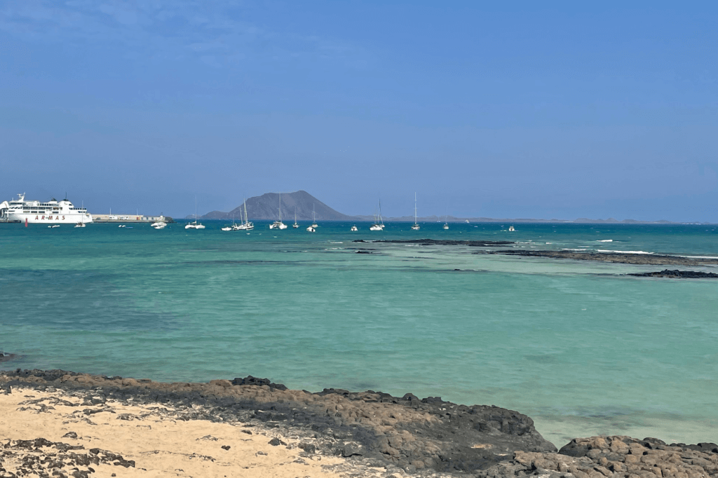 the beautiful beaches of Corralejo in Fuerteventura, Canary Islands