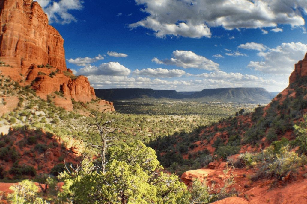 A view overlooking Sedona, Arizona