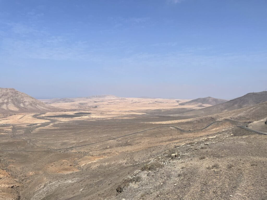 Scenic overlook in Fuerteventura, Canary Islands