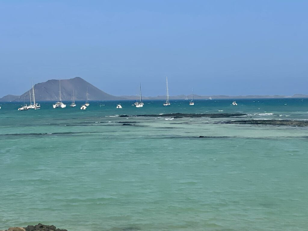 the beautiful beaches of Corralejo in Fuerteventura, Canary Islands