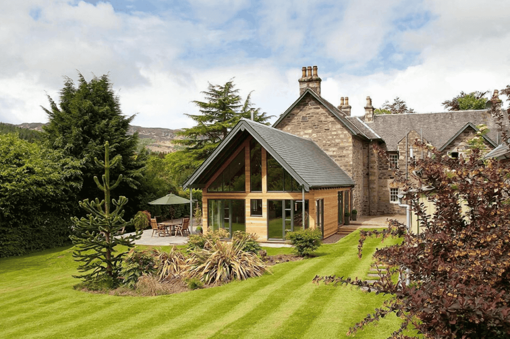 craigatin house in the Scottish highlands