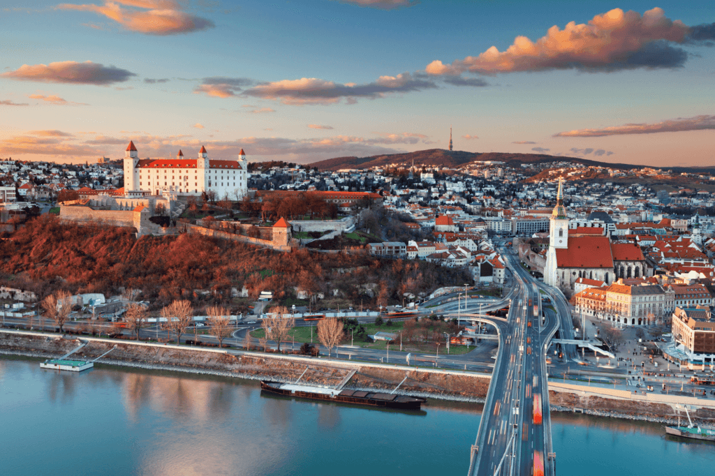 A view of Bratislava