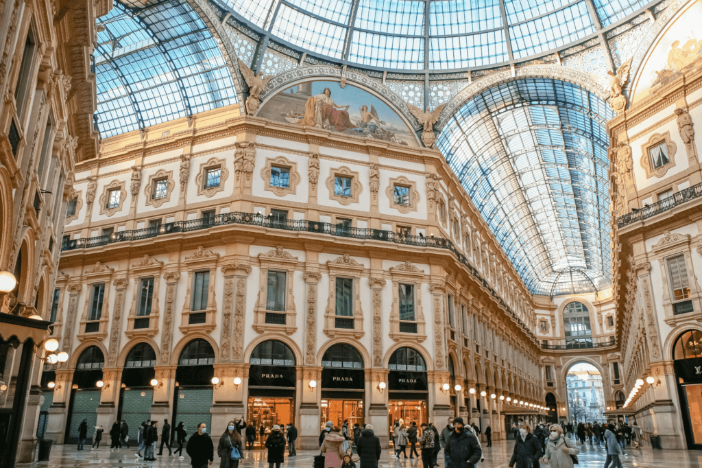 Galleria Vittorio Emanuele II in Milan Italy