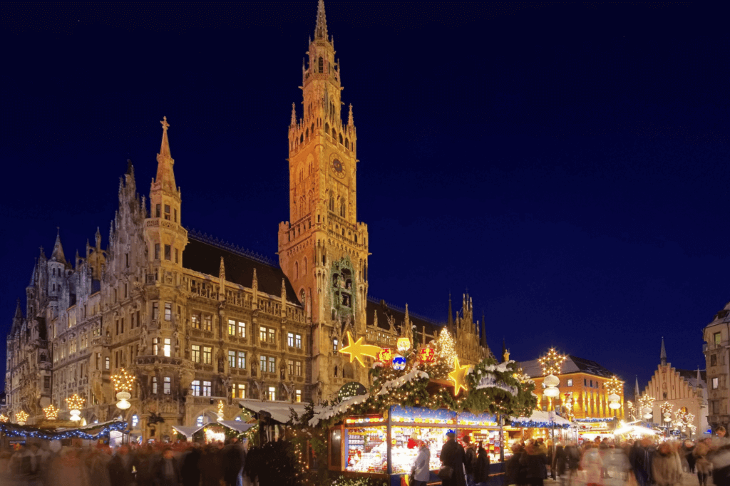 Munich Marienplatz Germany Christmas Market