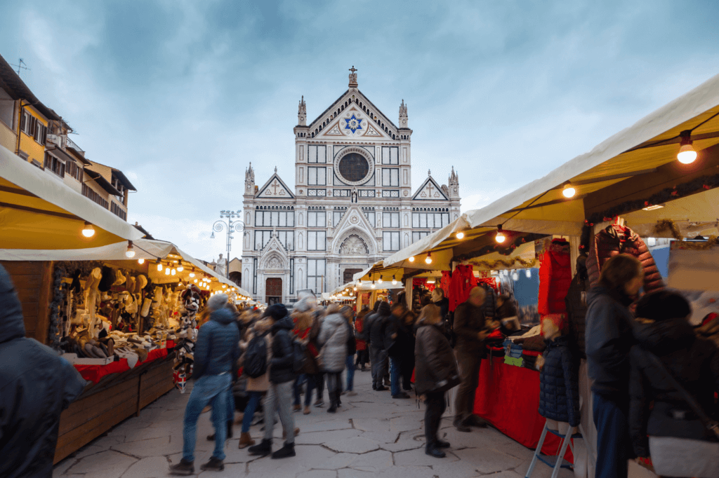 Florence Christmas Market in Florence Italy