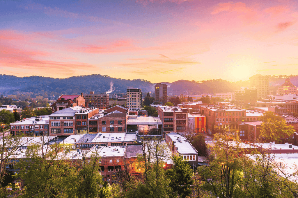 downtown Asheville North Carolina