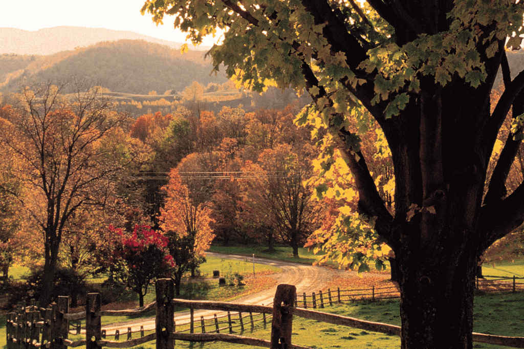 Woodstock, Vermont fall colors