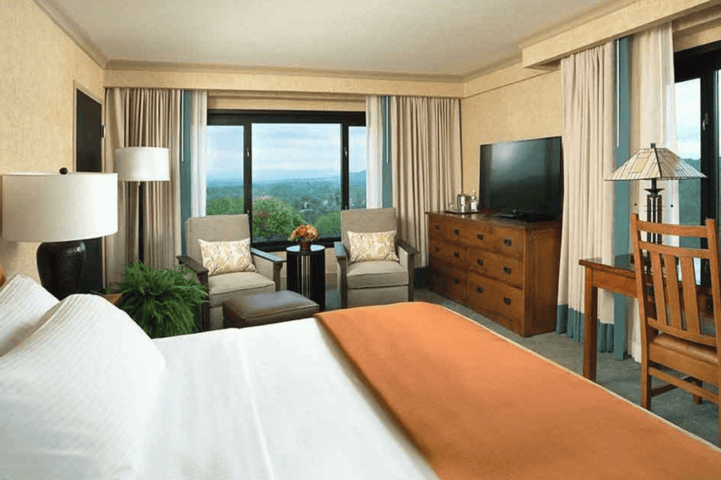 room in the Omni Grove Park Inn Asheville