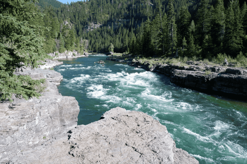 white water rafting on the Snake River in Jackson Hole Wyoming USA