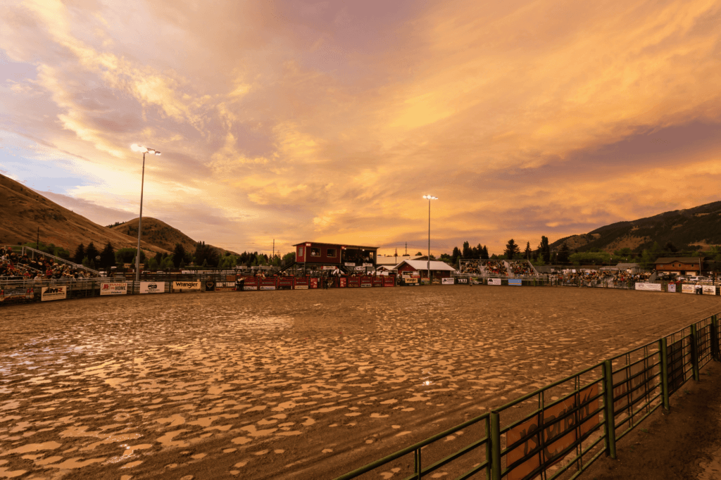 Jackson Hole Rodeo in Jackson Wyoming USA