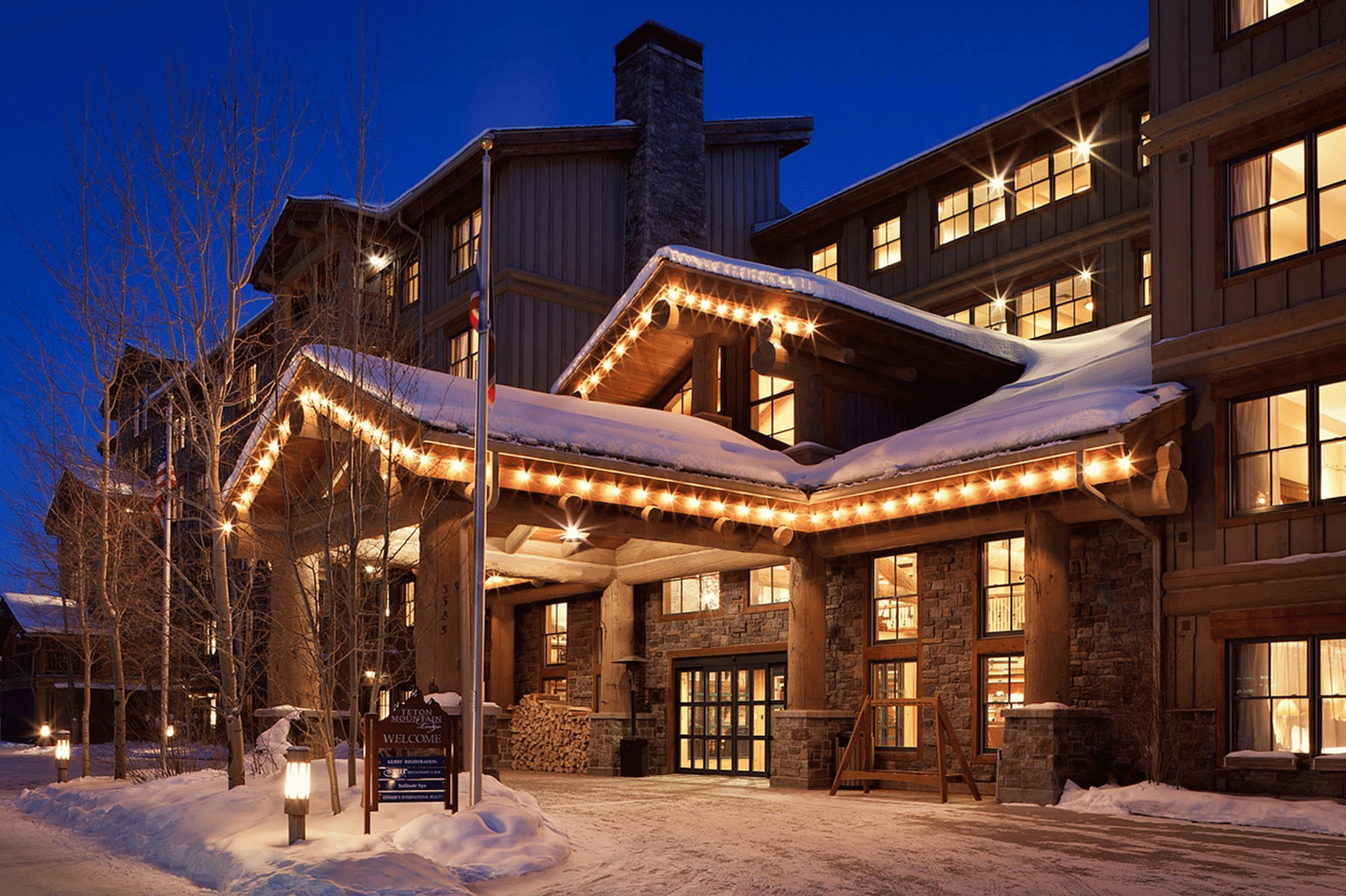 Teton Mountain Lodge and Spa Hotel in Teton Village, Wyoming