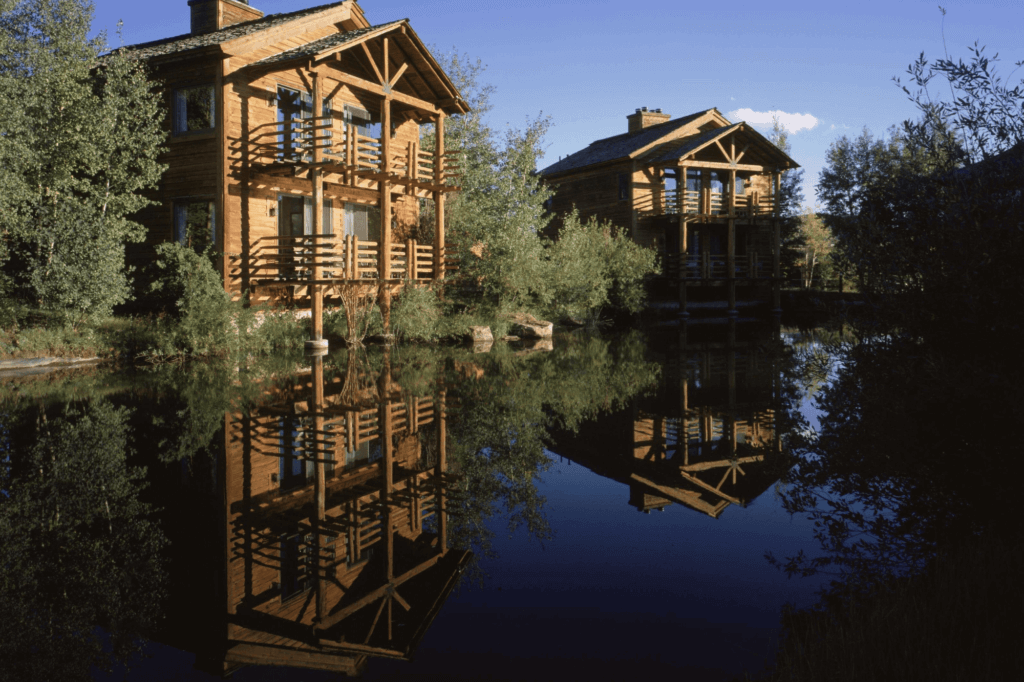 Spring Creek Ranch Hotel near Jackson Hole Wyoming USA