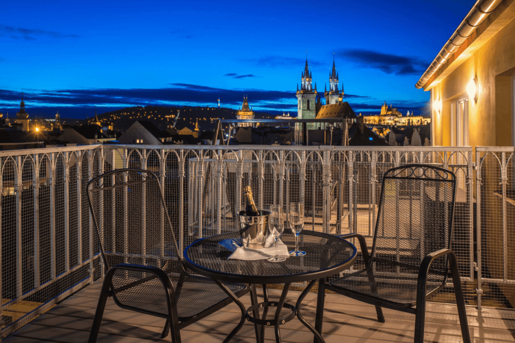 Grand Hotel Bohemia near the Prague Christmas Market