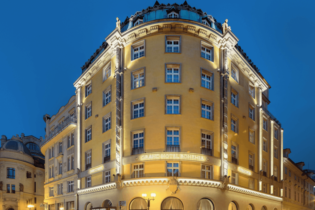 Grand Hotel Bohemia near the Prague Christmas Market