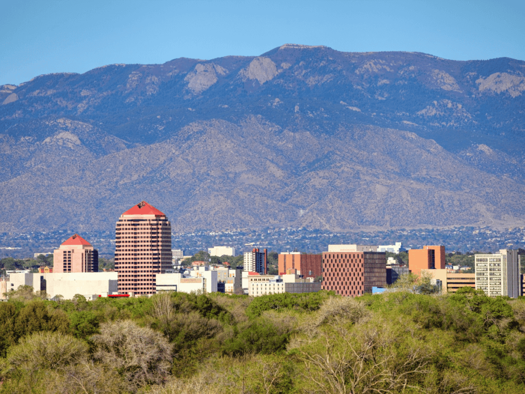 Albuquerque New Mexico on the historic us 66 highway route