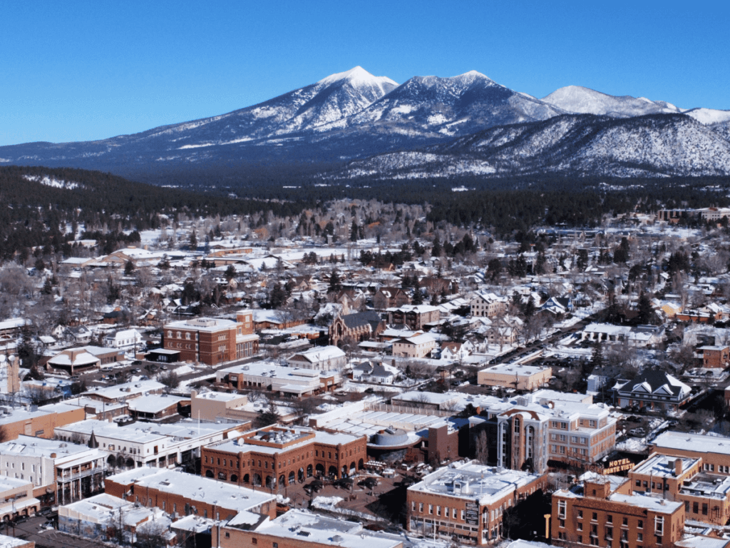 Flagstaff Arizona on the historic us 66 highway route