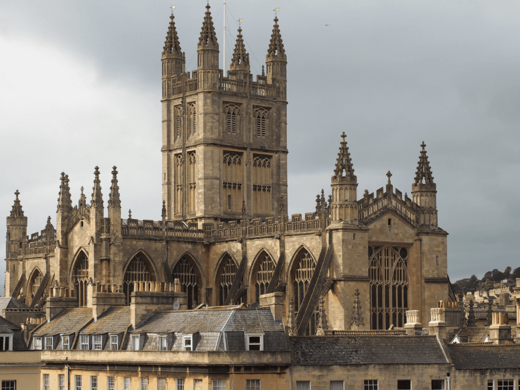 Bath Abbey in Bath England