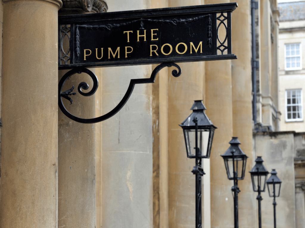 The Pump Room in Bath, England