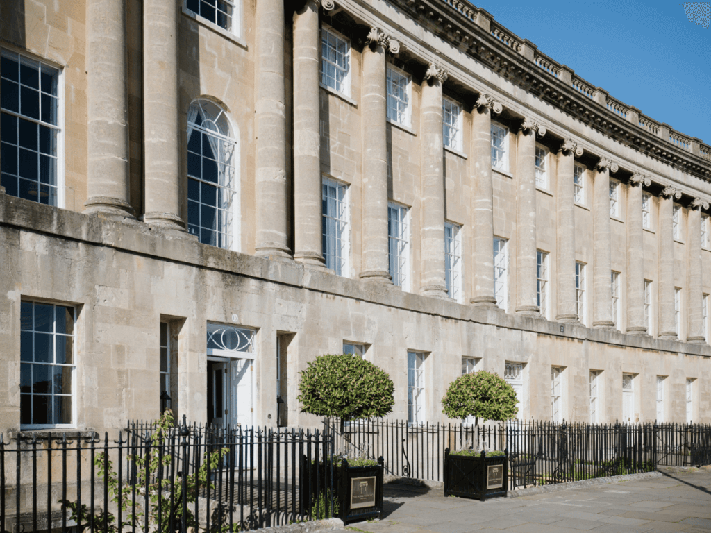 Royal Crescent Hotel and Spa in Bath England