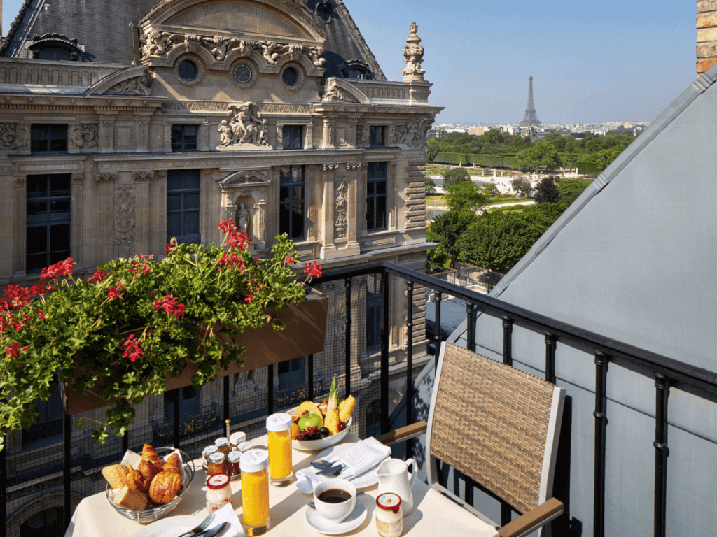 Hôtel Regina Louvre with Eiffel Tower Views from Hotel Room