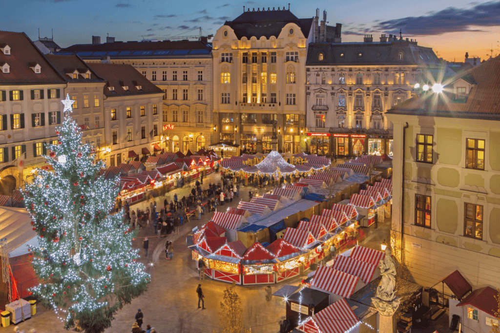 Bratislava Christmas Market in Bratislava Slovakia