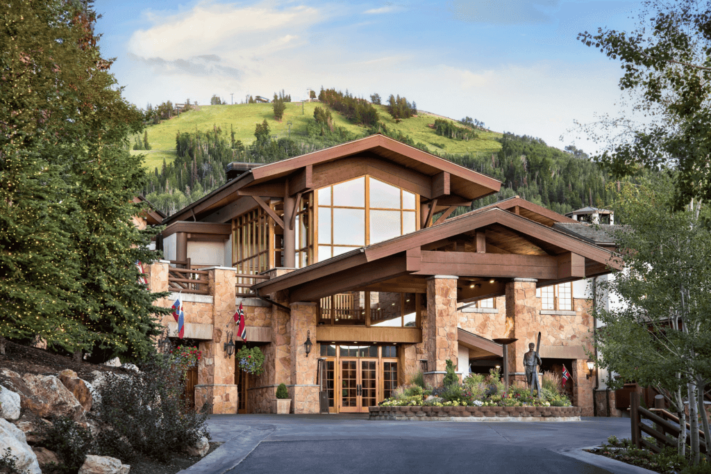 Stein Eriksen Lodge Deer Valley Hotel in Park City Utah USA