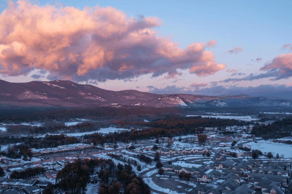 North Conway New Hampshire USA in the winter