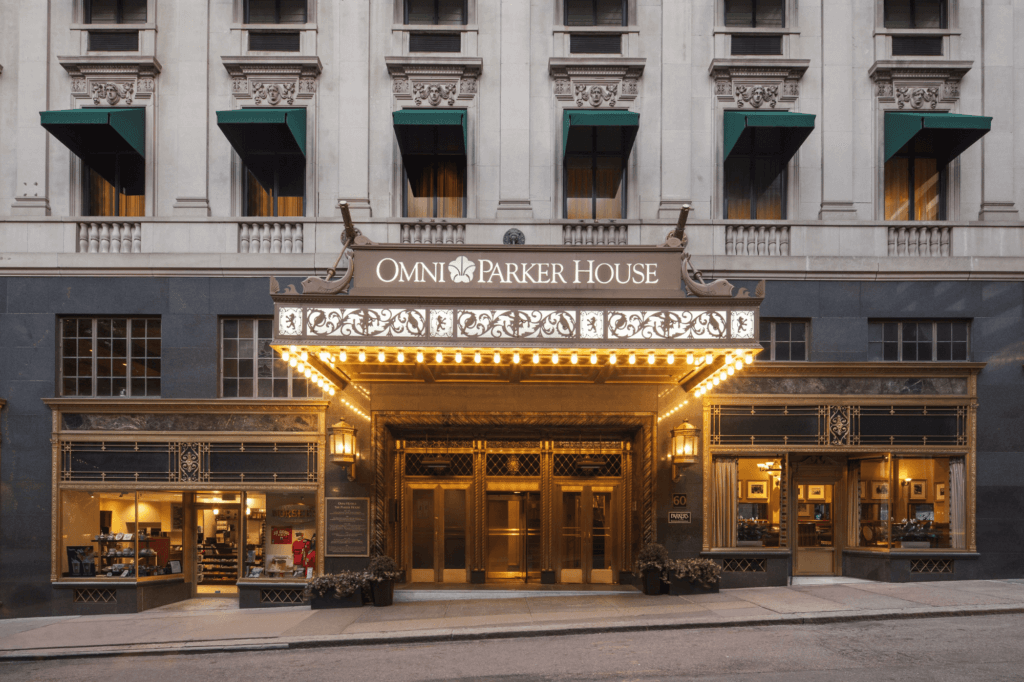 Omni Parker House Hotel in Boston Massachusetts