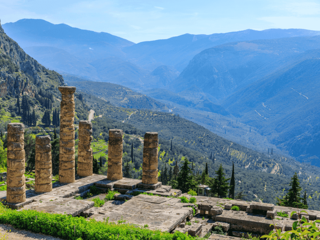 Delphi in Greece Europe