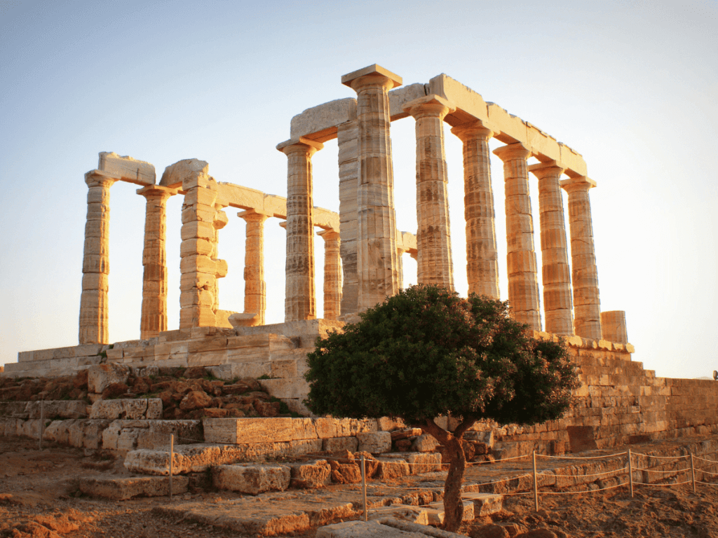 Temple of Poseidon Cape Sounion Greece