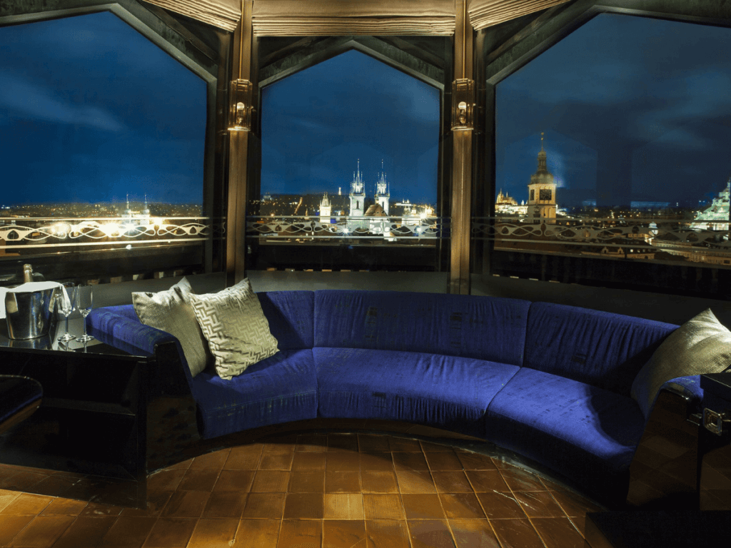 deck view of the hotel paris prague czech republic, a luxury hote