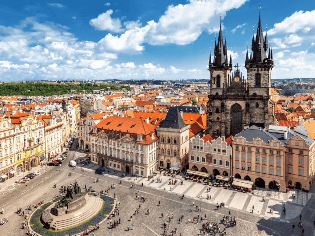 a view of Prague, Czechia Czech Republic